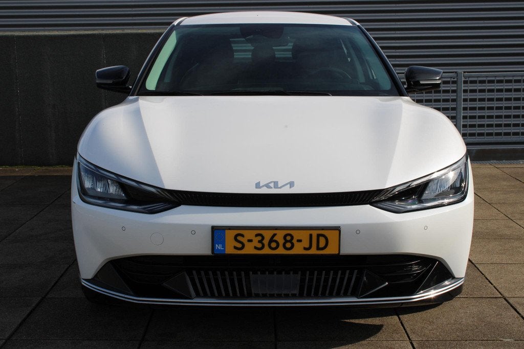 Kia EV6 Plus AWD 77.4 kWh AUTOMAAT Leder / Navigatie / Camer, Auto's, Kia, Gebruikt, Wit, EV6, Geïmporteerd
