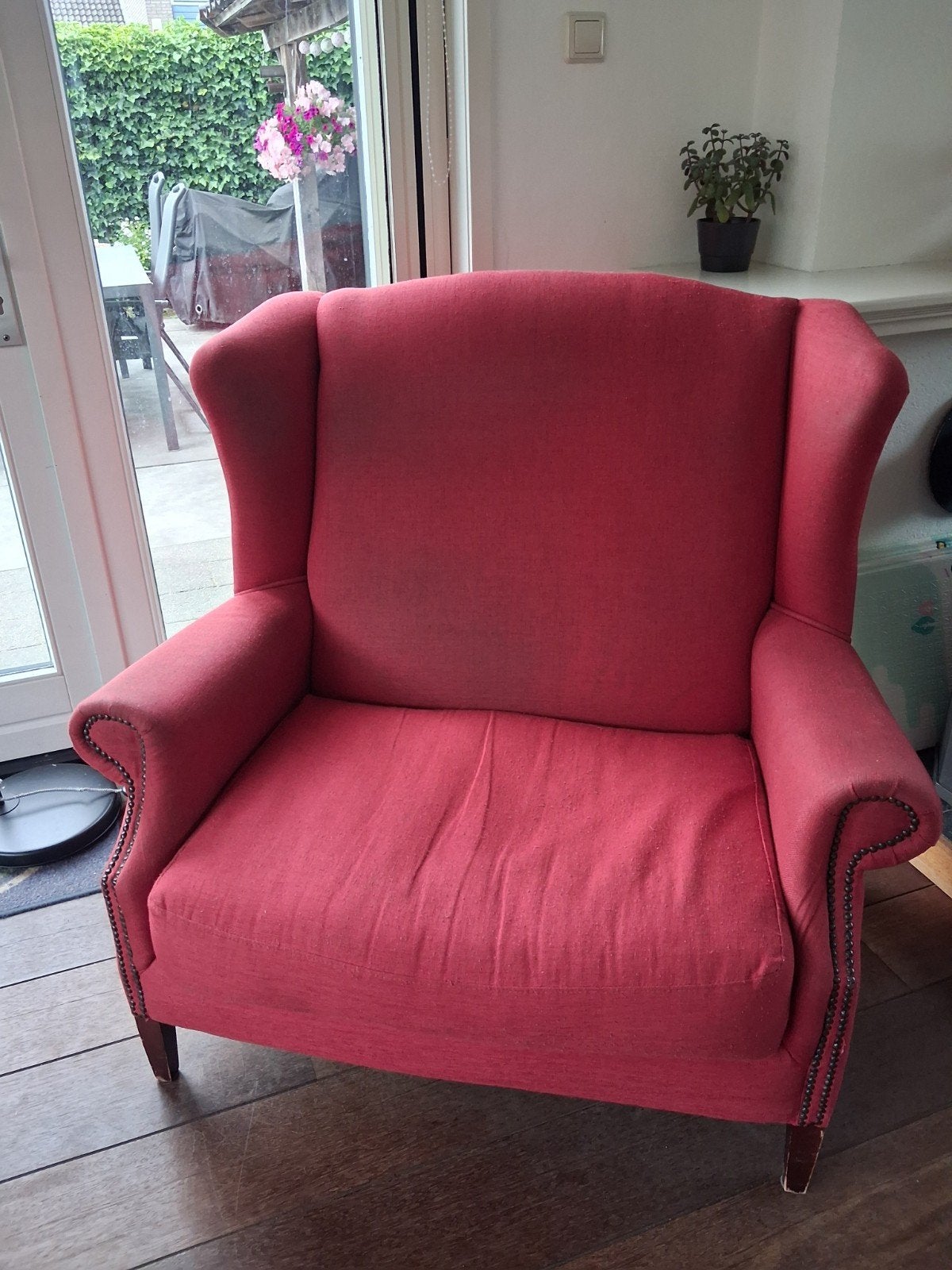 Fauteuil 1,5 zits, Gebruikt, 75 tot 100 cm, Stof, 100 tot 125 cm