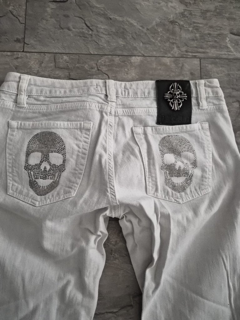 Dames broeken, Philipp plein, Ophalen of Verzenden, Zo goed als nieuw, Lang