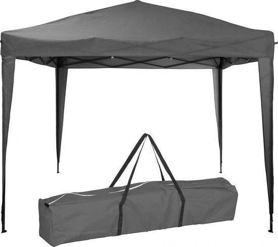 Opvouwbare Partytent Grijs - Ideaal voor Feesten & Events, Ophalen, Gebruikt, Opvouwbaar, Partytent