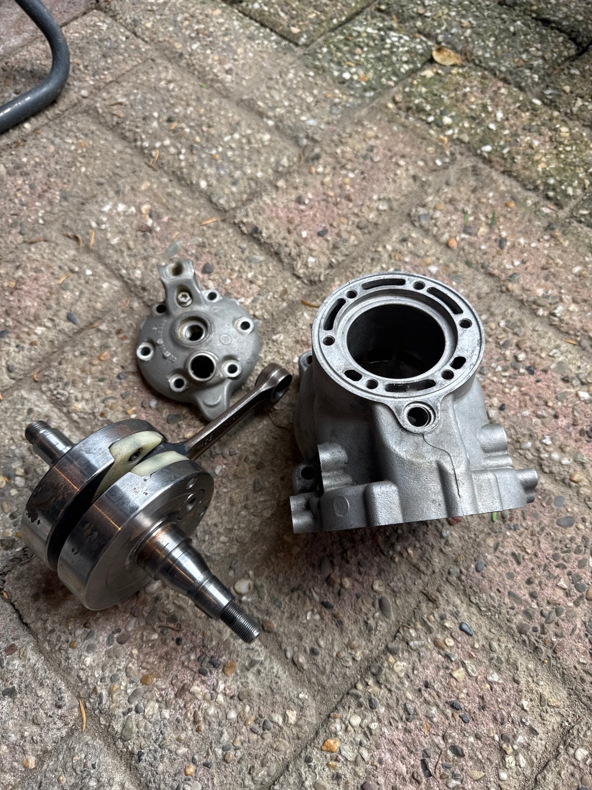 KTM sx exc 125 Cilinder + Krukas 98-2015 -, Motoren, Ophalen of Verzenden