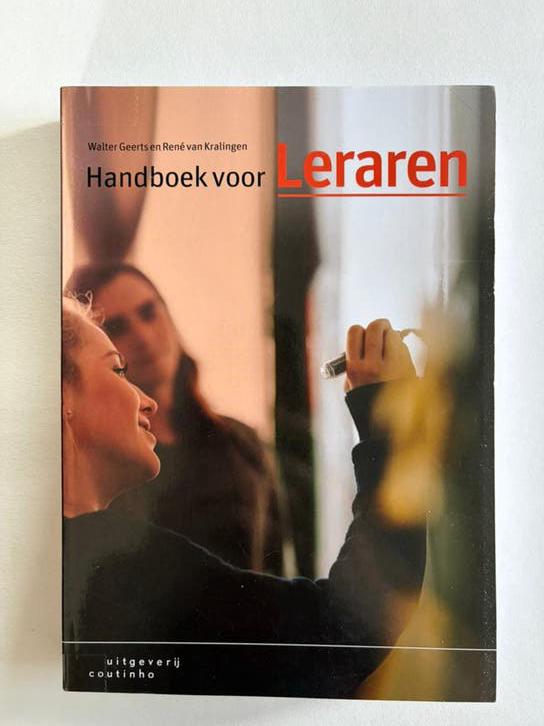 Walter Geerts - Handboek voor leraren, Boeken, Walter Geerts; René van Kralingen, Sociale wetenschap, Nieuw, Ophalen of Verzenden