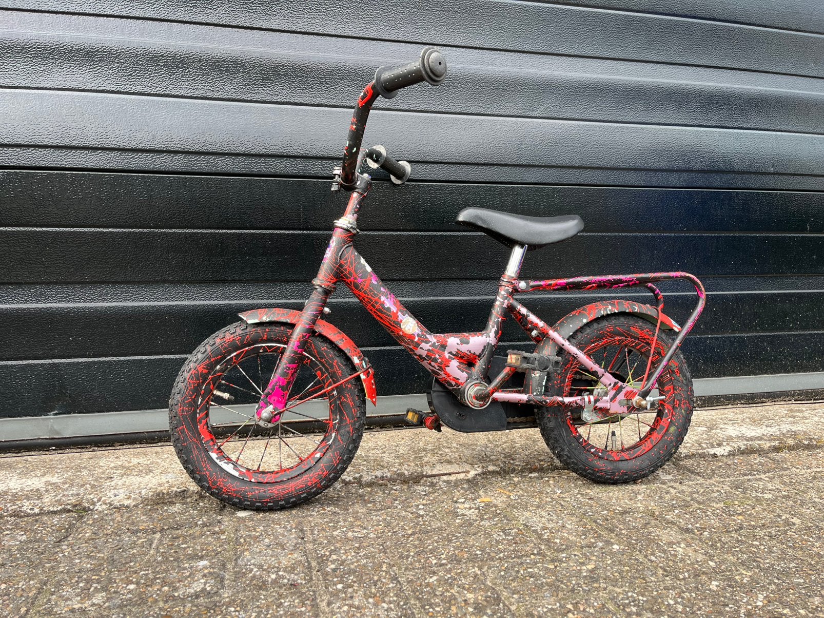 Kinderfiets van 3 tot 5 jaar ongeveer, Ophalen, Gebruikt, Terugtraprem, Minder dan 16 inch