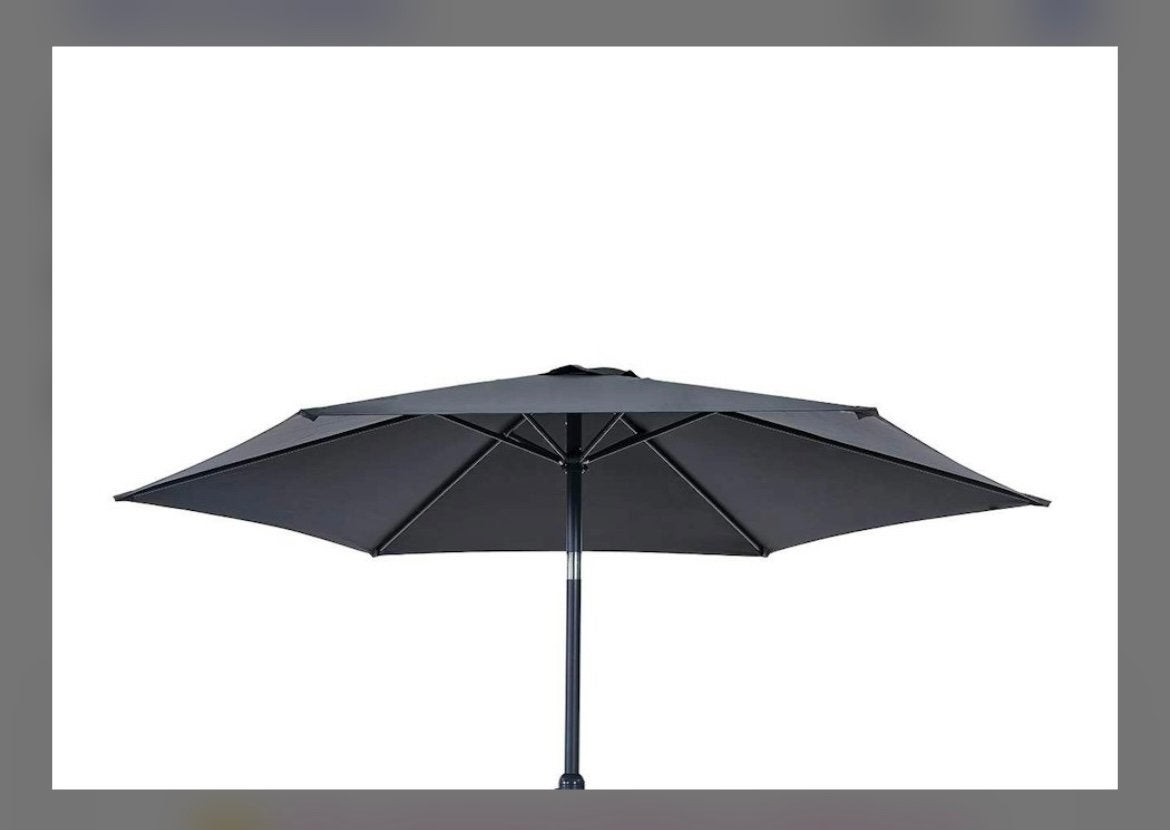 Feel furniture - Parasol - Kantelbaar - 3 meter -Donkergrijs, Tuin en Terras, Ophalen, Nieuw