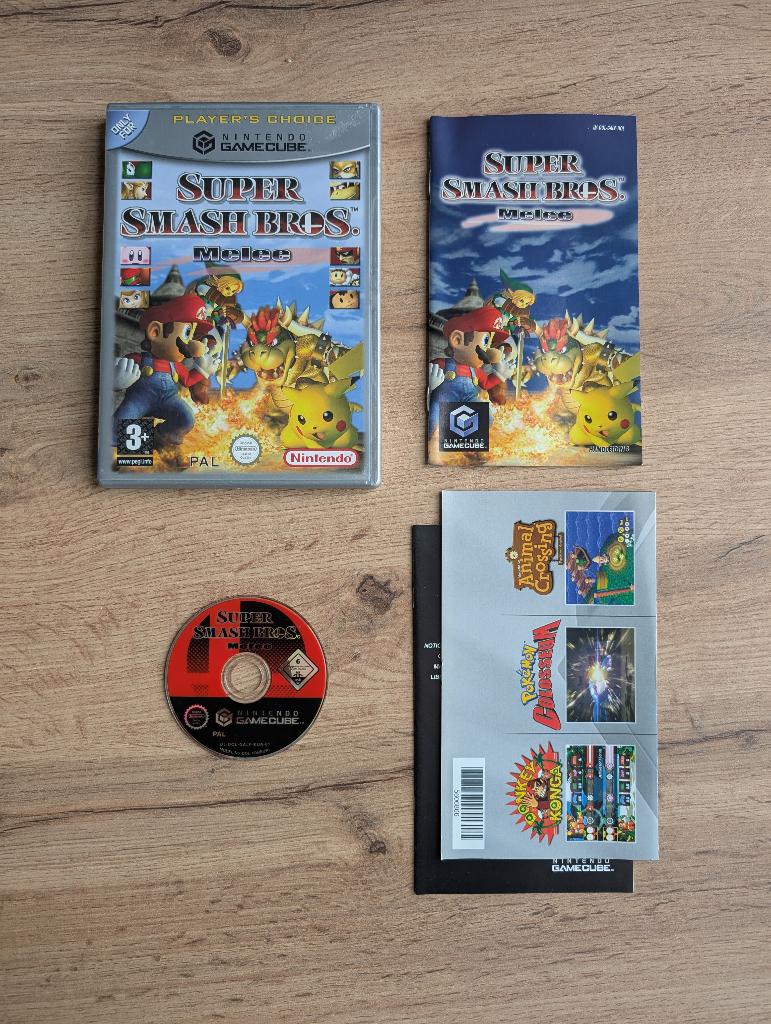 Super smash bros melee NGC, Vechten, Ophalen of Verzenden, Zo goed als nieuw, 3 spelers of meer