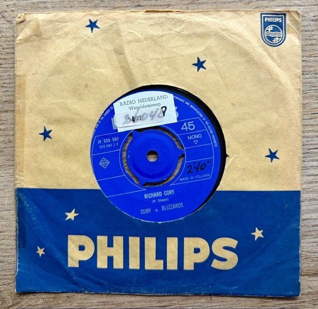 Cuby & Blizzards - Richard cory / You don't know NEDERBEAT, 7 inch, Ophalen of Verzenden, Zo goed als nieuw, Pop