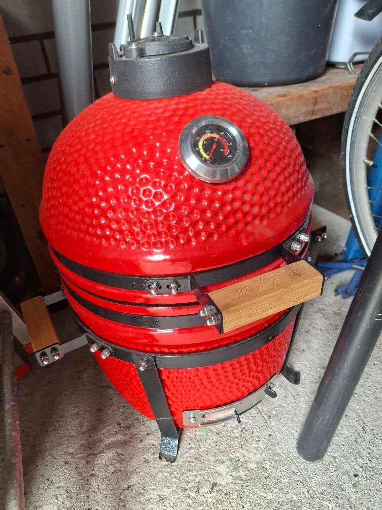 Kamado Egg, bbq, Tuin en Terras, Houtskoolbarbecues, Zo goed als nieuw, Ophalen