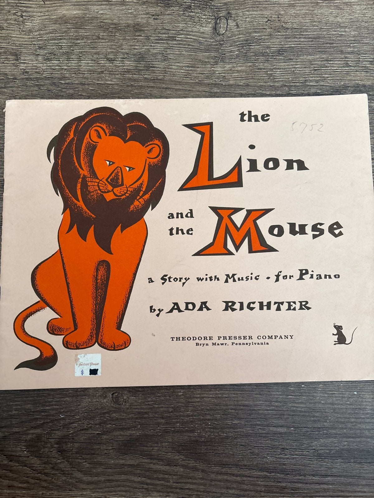 The Lion and the Mouse - Een verhaal met muziek voor piano, Muziek en Instrumenten, Gebruikt, Klassiek, Ophalen of Verzenden, Thema