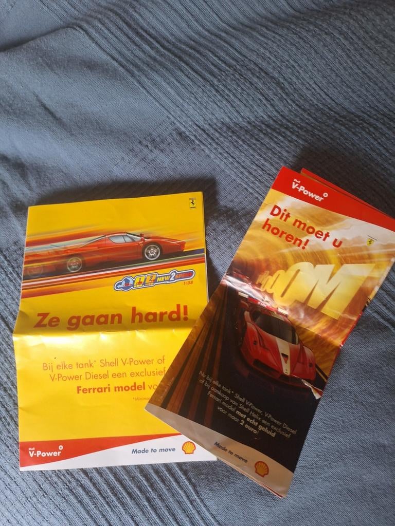 19 modelautos schaal 1:38  Ferrari Shell V-Power, Ophalen of Verzenden, Nieuw, Auto, Overige merken