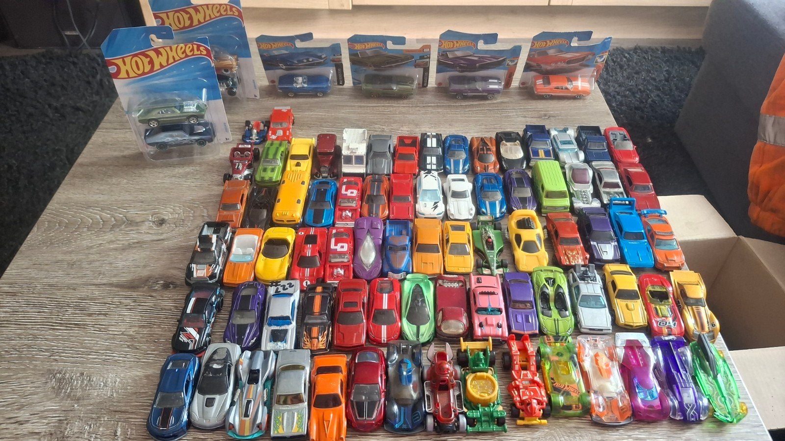85 Hot Wheels vintage, gebruikt en nieuw in doos, Ophalen of Verzenden, Zo goed als nieuw, Auto