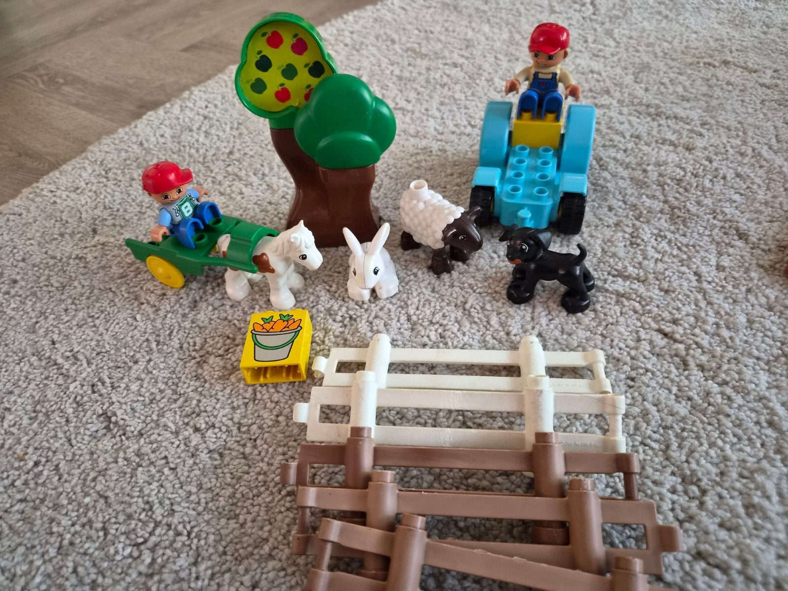 Lego Duplo Boerderij Set met Dieren en Figuren, Ophalen of Verzenden, Gebruikt, Duplo