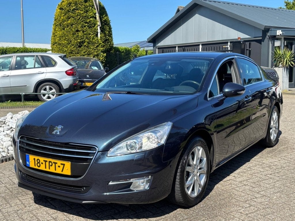 Peugeot 508 1.6 Benzine Sedan Automaat Xenon 2012 (bj 2012), Auto's, Peugeot, Euro 5, Gebruikt, Zwart, 4 cilinders