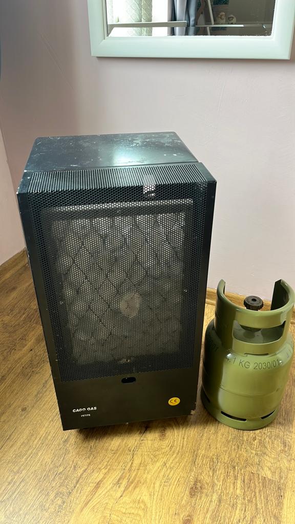 Cago Gas Petite gaskachel met gebruikerssporen, Ophalen of Verzenden, Gebruikt, Gas, Gaskachel