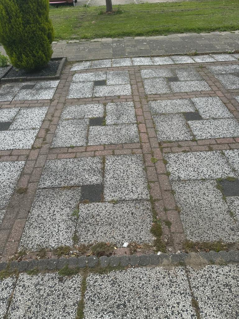 GRATIS af te halen!! Tuintegels en Klinkers (ca. 32 m²), Tuin en Terras, Ophalen, Gebruikt, 10 m² of meer, Beton