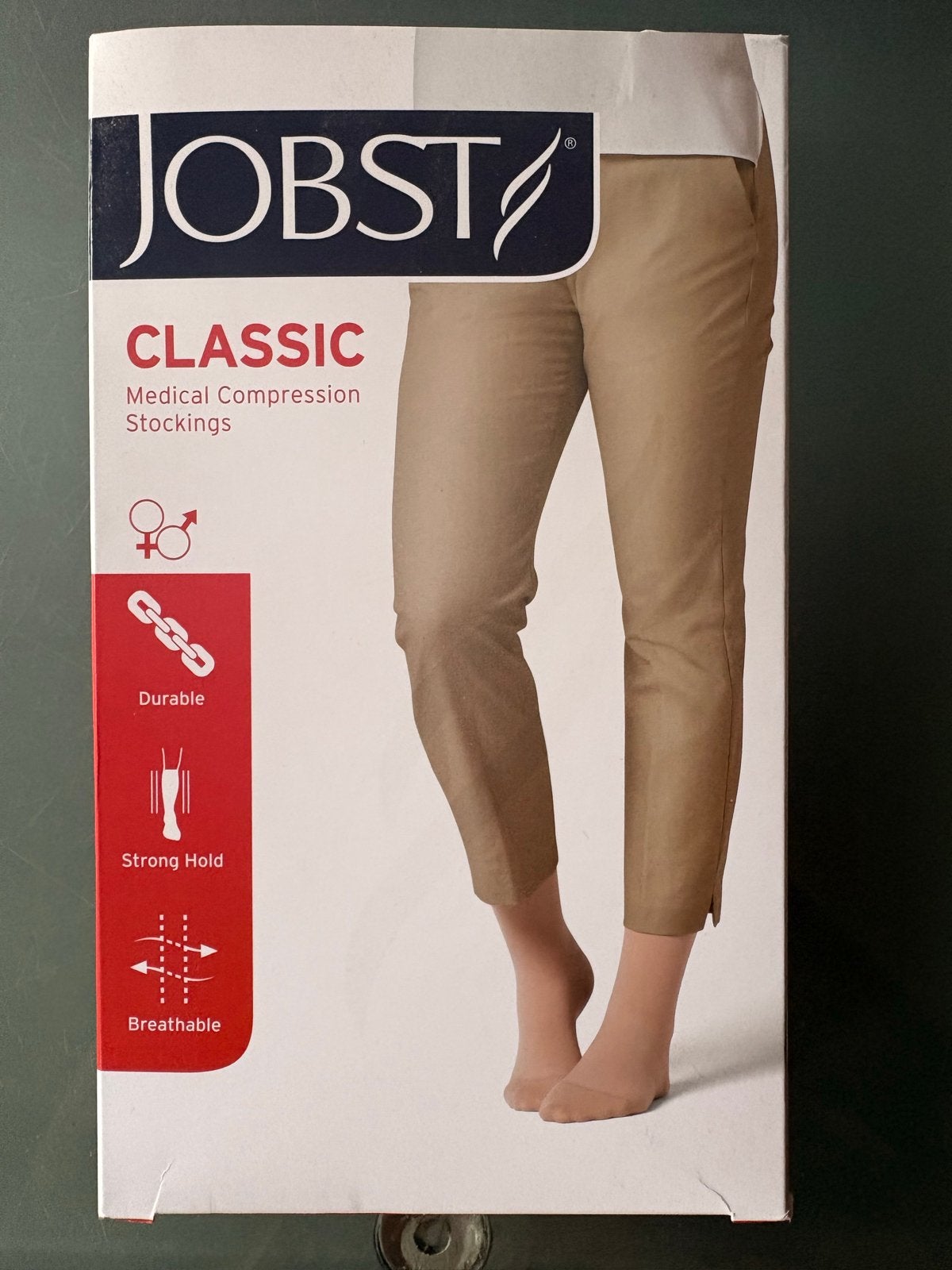 2 JOBST Classic Medische steunkousen Maat 1, Sand, Ophalen of Verzenden, Nieuw