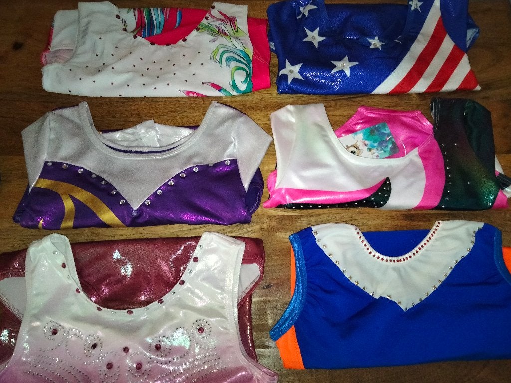 Turnpakje/turnpakjes maat 128 SALE nu 7,50 per stuk, Kindermaat 122 t/m 140, Ophalen of Verzenden, Nieuw, Turnpak(je)