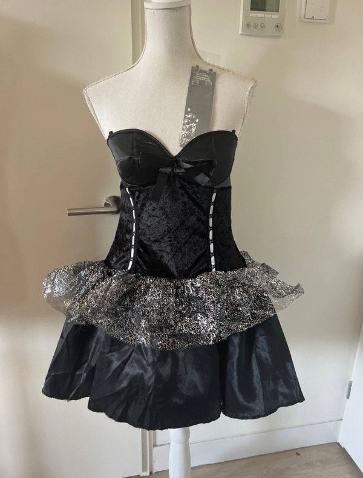 Hete engel zwart verschillende maten, Ophalen of Verzenden, Nieuw, Carnaval, Kleding