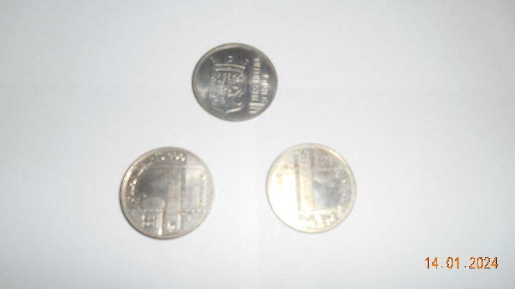 1 Schelling Brandaris Terschelling/Schylge 400 1594-1994, Postzegels en Munten, Ophalen of Verzenden, Koningin Beatrix, Euro's
