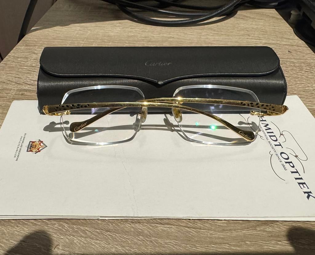 Cartier bril CT0058O-001, Ophalen of Verzenden, Zo goed als nieuw, Bril, Overige merken