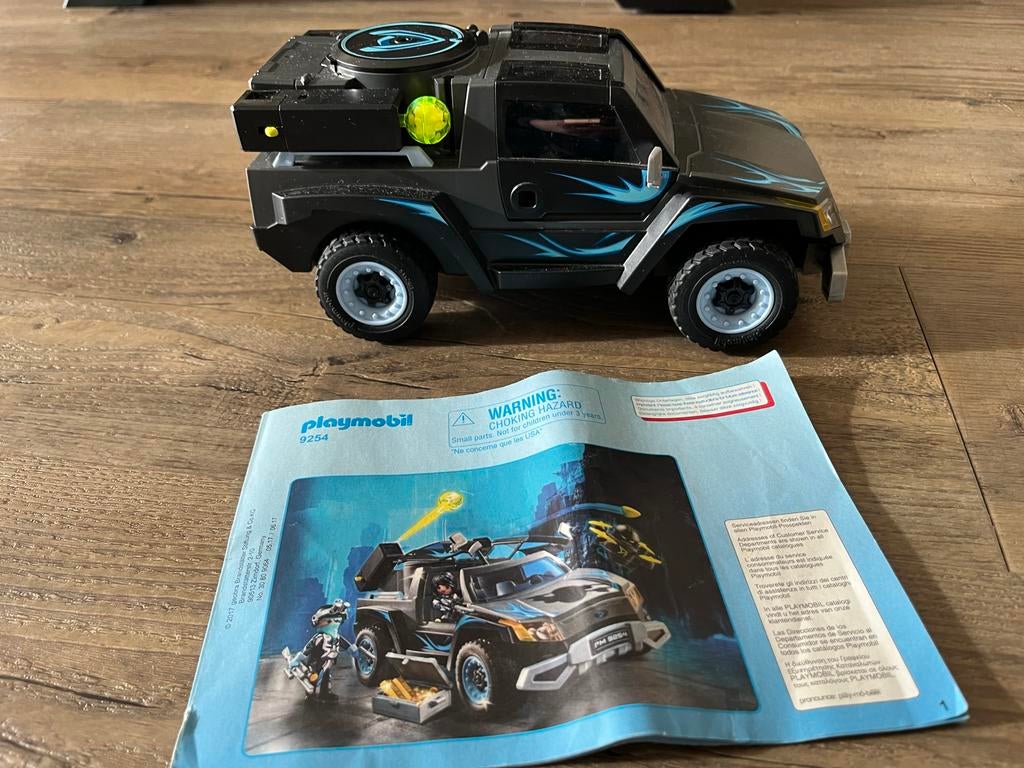 Playmobil 9254 - Top Agents Spy Team Command Cruiser, Ophalen of Verzenden, Gebruikt, Complete set