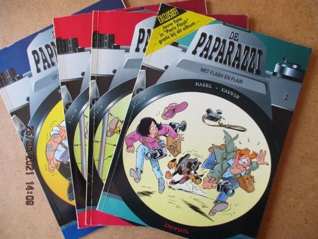 adv3745 de paparazzi, Eén stripboek, Ophalen, Gelezen
