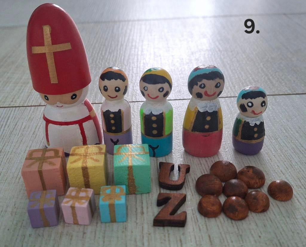 Pegdolls Sint met pietjes, Ophalen of Verzenden, Nieuw