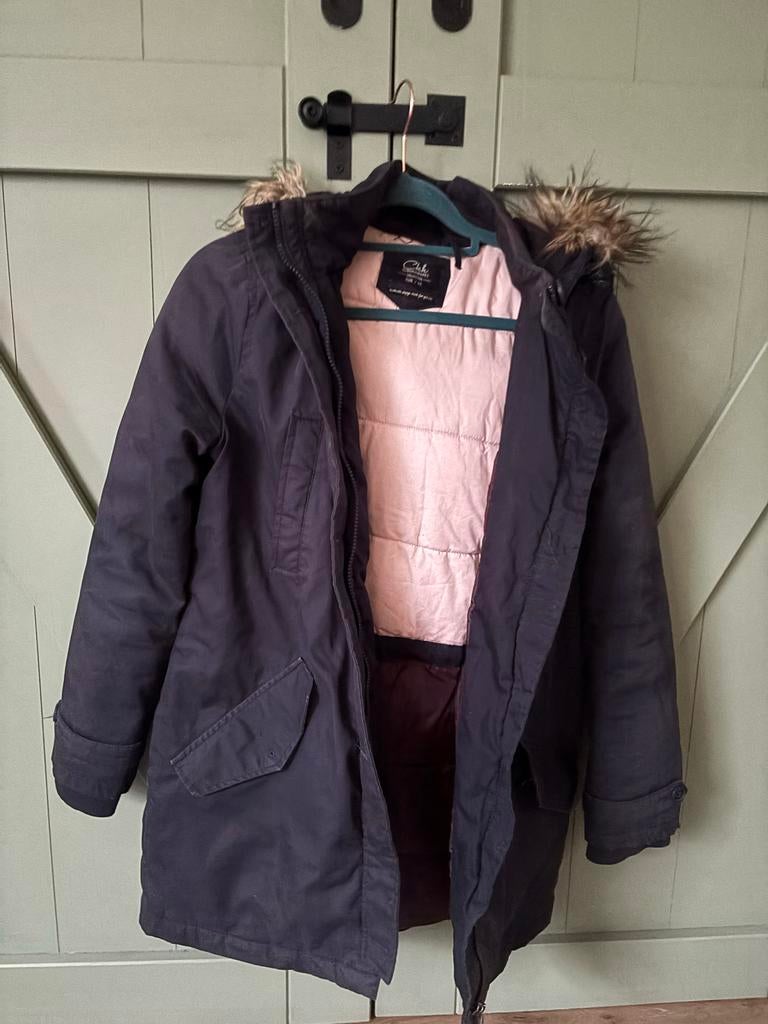 Clockhouse winterjas maat M, Ophalen of Verzenden, Zo goed als nieuw, Maat 38/40 (M), Blauw