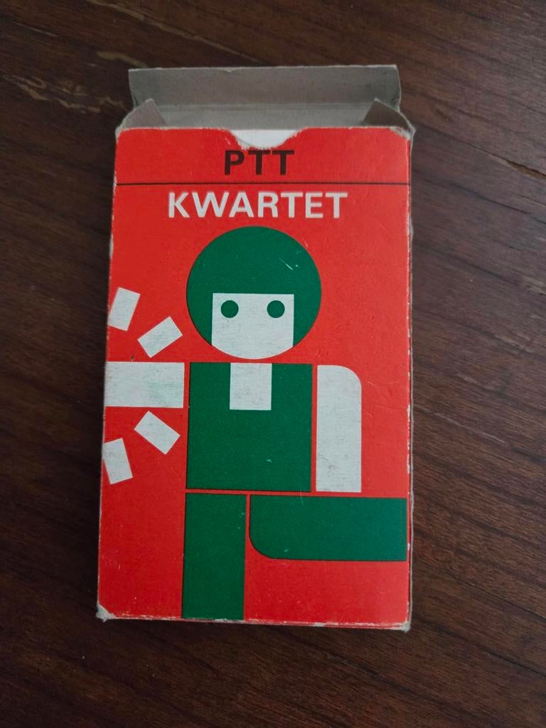 PTT Kwartet - Vintage Kaartspel, Vijf spelers of meer, Ophalen of Verzenden, Gebruikt, PTT