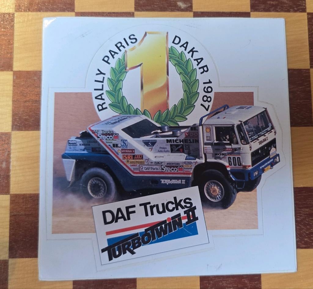 DAF Trucks Parijs Dakar Turbotwin II, Boeken, Ophalen, Zo goed als nieuw, Overige merken, Onbekend