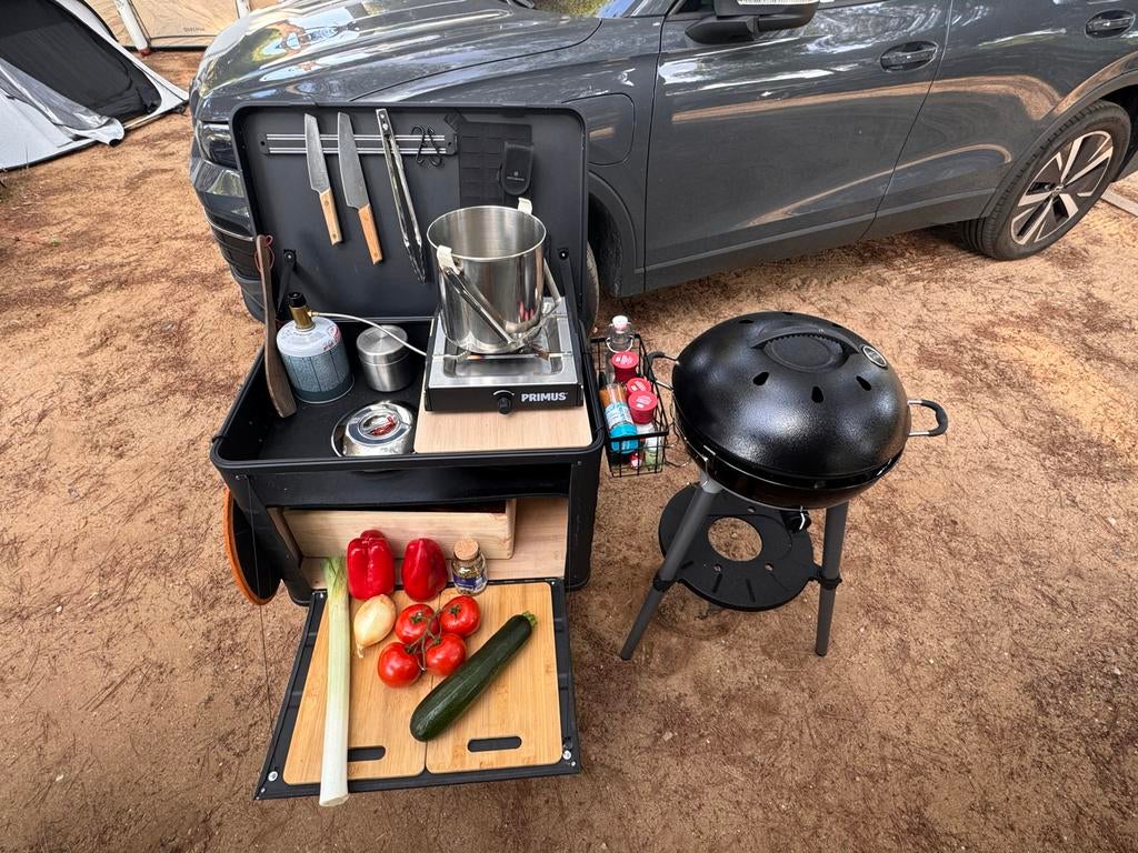 Compacte Buitenkeuken, Caravans en Kamperen, Kampeeraccessoires, Ophalen of Verzenden, Zo goed als nieuw
