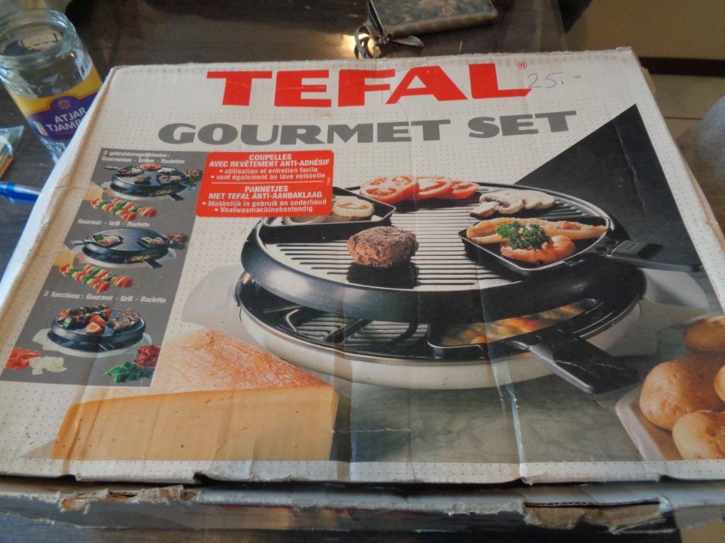 Tefal gourmet set 6 pers, Ophalen of Verzenden, Gebruikt, 4 t/m 7 personen