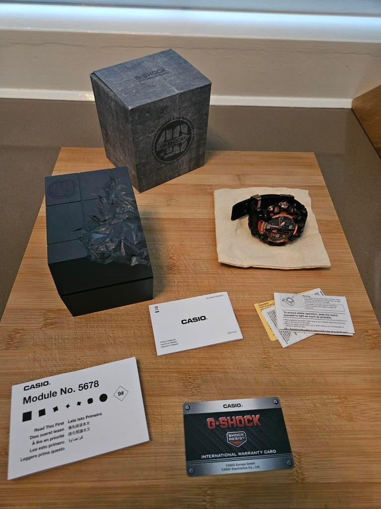 Casio G-Shock Mudmaster 40 Jaar, Ophalen, Casio, Zwart, Nieuw