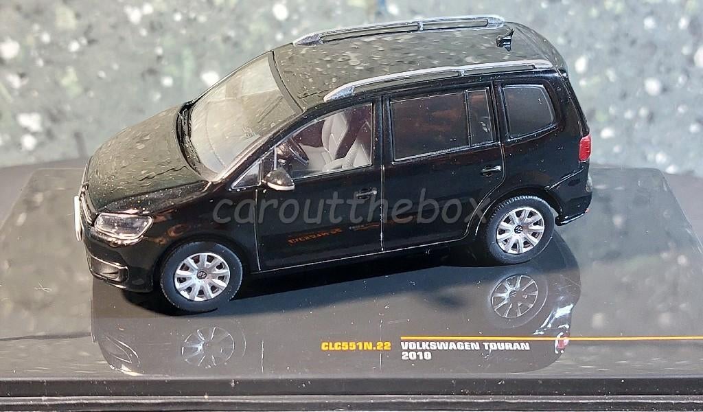 Volkswagen Touran 2010 zwart 1:43 Ixo V1053, Hobby en Vrije tijd, Modelauto's | 1:43, Verzenden, Nieuw, Auto, Overige merken