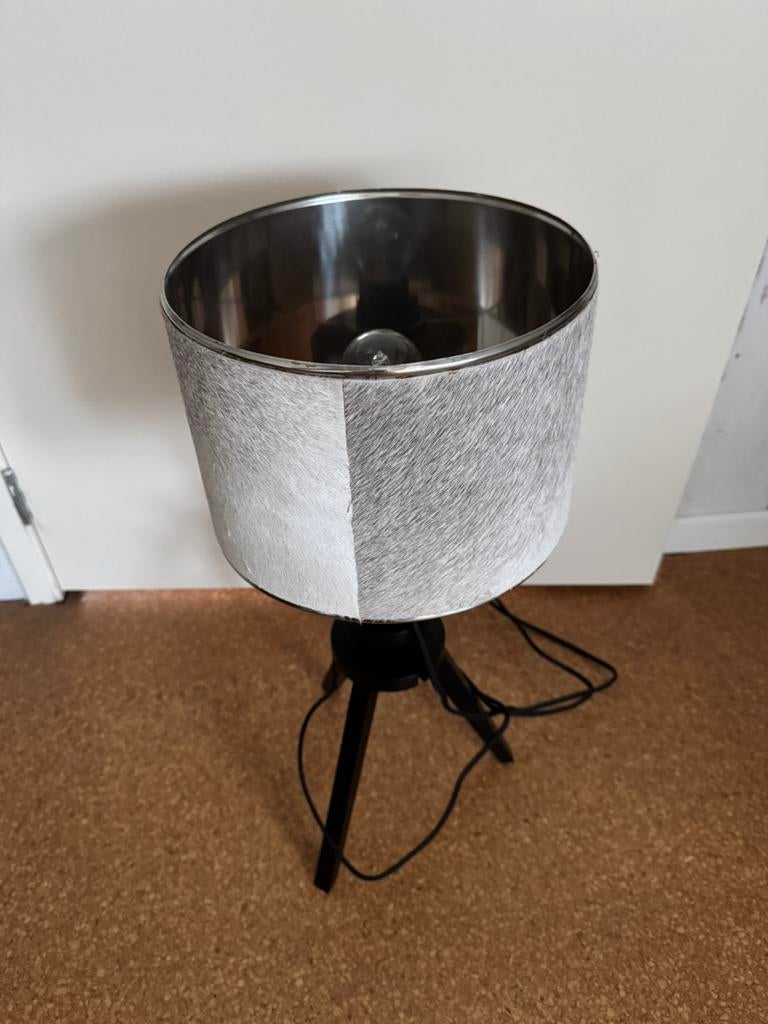 Schemerlamp met extra kap, Ophalen of Verzenden, Zo goed als nieuw, Minder dan 100 cm