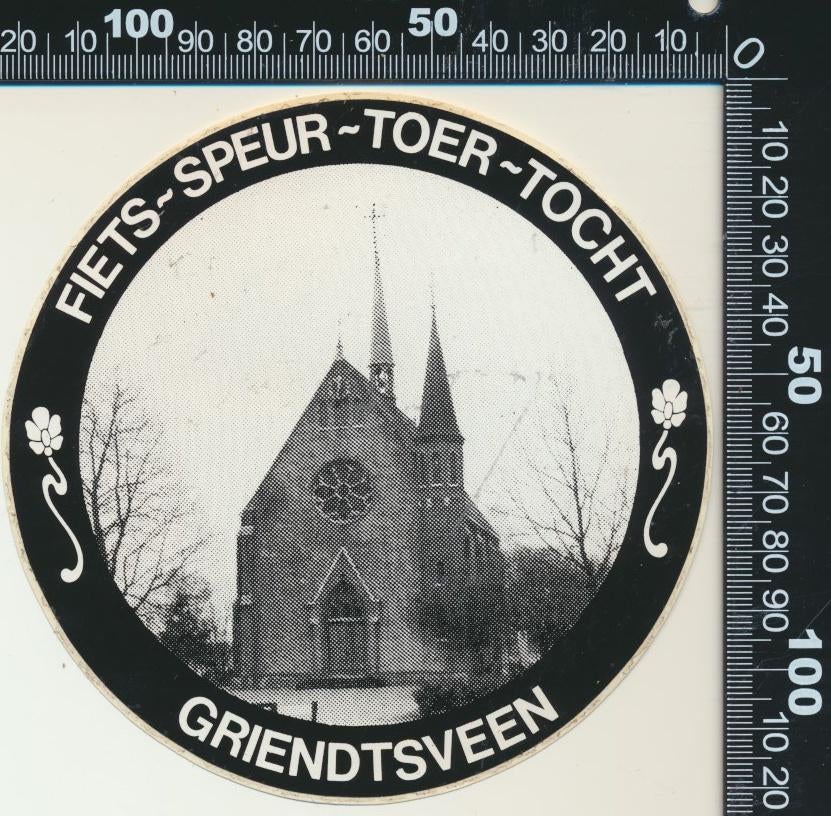 Sticker: Fiets Speur Toer Tocht Griendtsveen, Ophalen of Verzenden, Zo goed als nieuw, Bedrijf of Vereniging