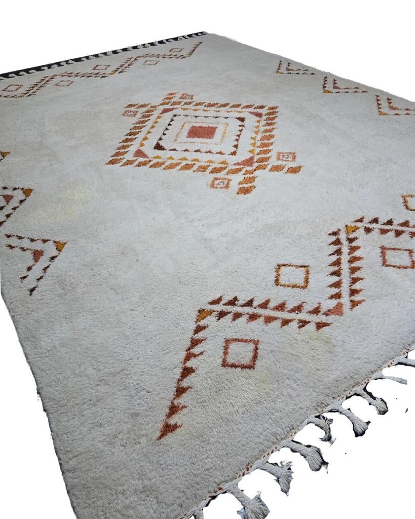 Groot Berber Tapijt Marokko 395x295 wollen vloerkleed, 1185VB, Info@rugsandcarpets.nl, De handelmaatschappij, Bruin
