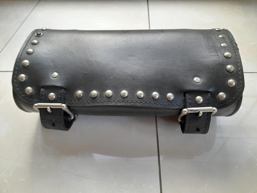gereedschap tas inclusief gereedschap, Sieraden, Tassen en Uiterlijk, Koffers, Gebruikt, Leer, Minder dan 50 cm, Minder dan 35 cm