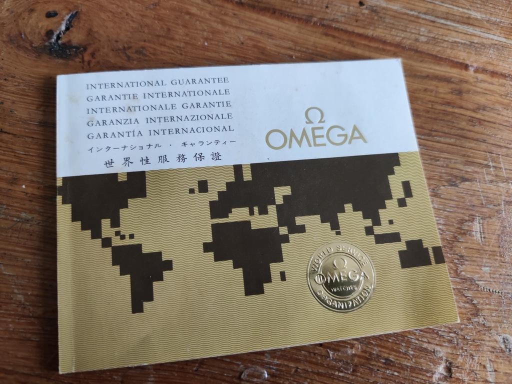 Origineel Omega garantie boekje, Ophalen of Verzenden, Overige typen