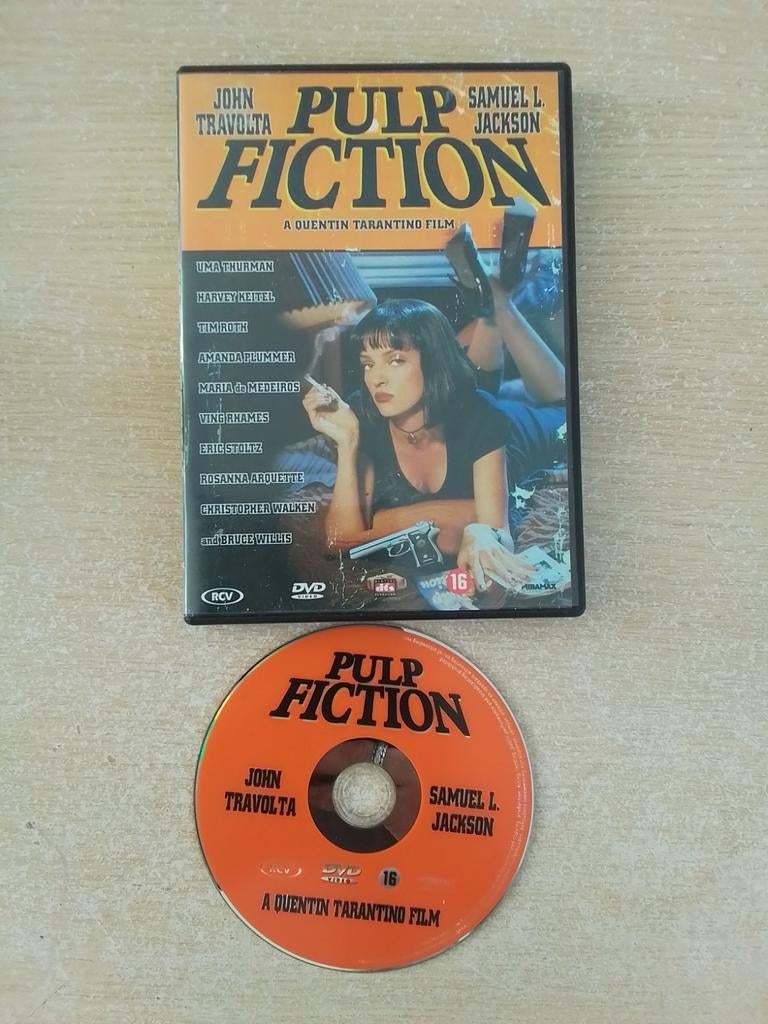 Film Pulp Fiction (Samuel L Jackson)veel films van 1euro, Vanaf 16 jaar, Ophalen of Verzenden, Actiethriller