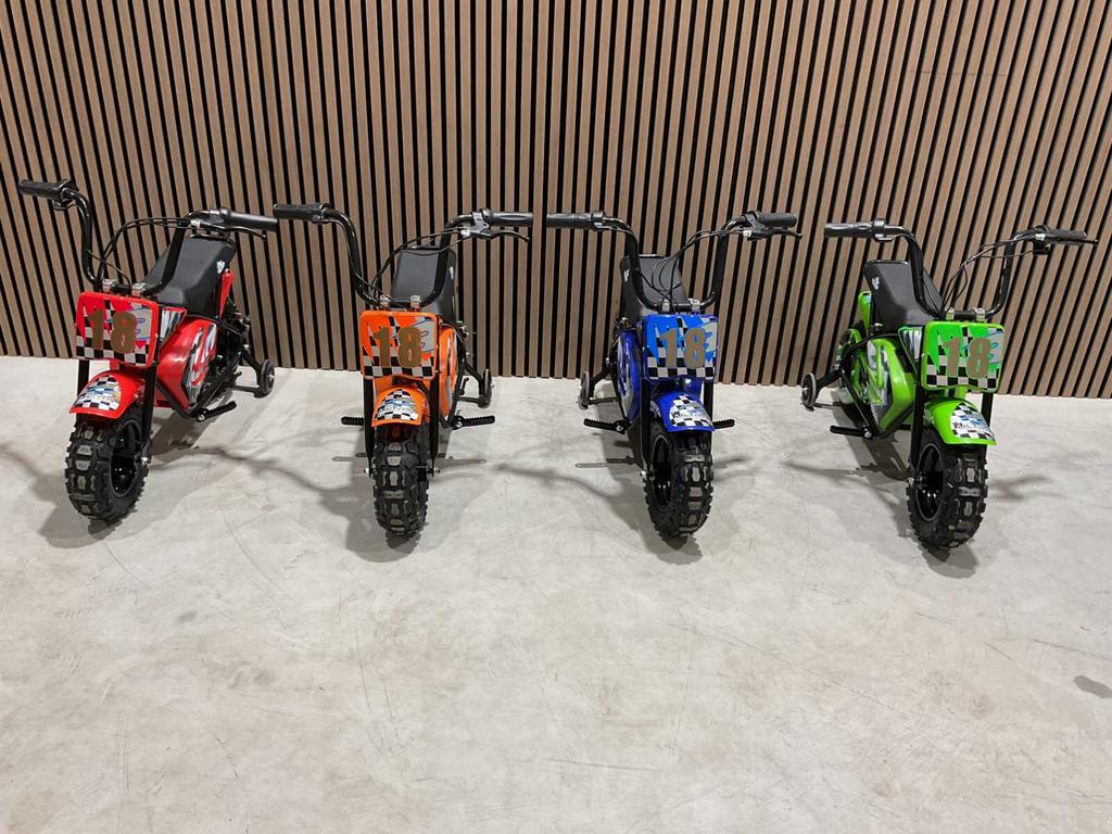 Pitbike monkey mini bike elektrisch nieuw in 4 kleuren ‼️🏍️, Fietsen en Brommers, Minibikes, Midibikes en Pitbikes, Nieuw, Pitbike
