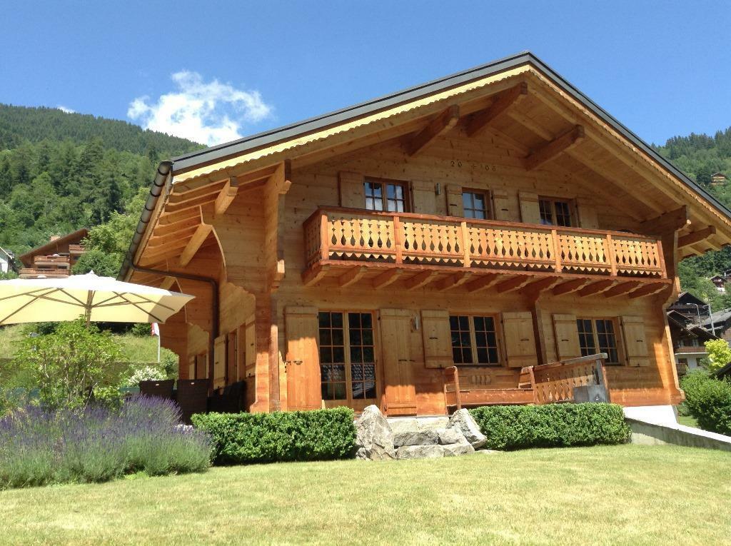 Top chalet in Champery (Wallis) - Portes du Soleil, 4 of meer slaapkamers, Dorp, 11 personen, Open haard