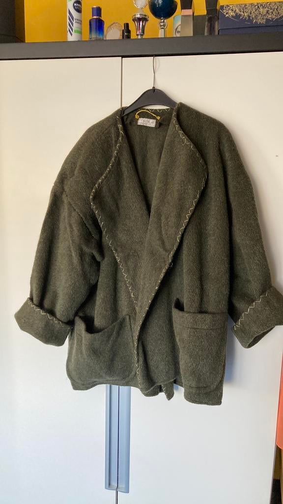Vintage winterjas L oversized zgan, Ophalen of Verzenden, Zo goed als nieuw