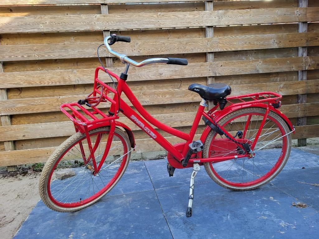 Meisjesfiets 24 inch, Sparta Pick up met bagagedrager, Fietsen en Brommers, Fietsen | Meisjes, Ophalen, Sparta pickup, Versnellingen