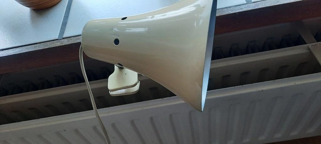 leuke retro vintage knijp/ clamp lamp, Ophalen of Verzenden, Gebruikt, Retro