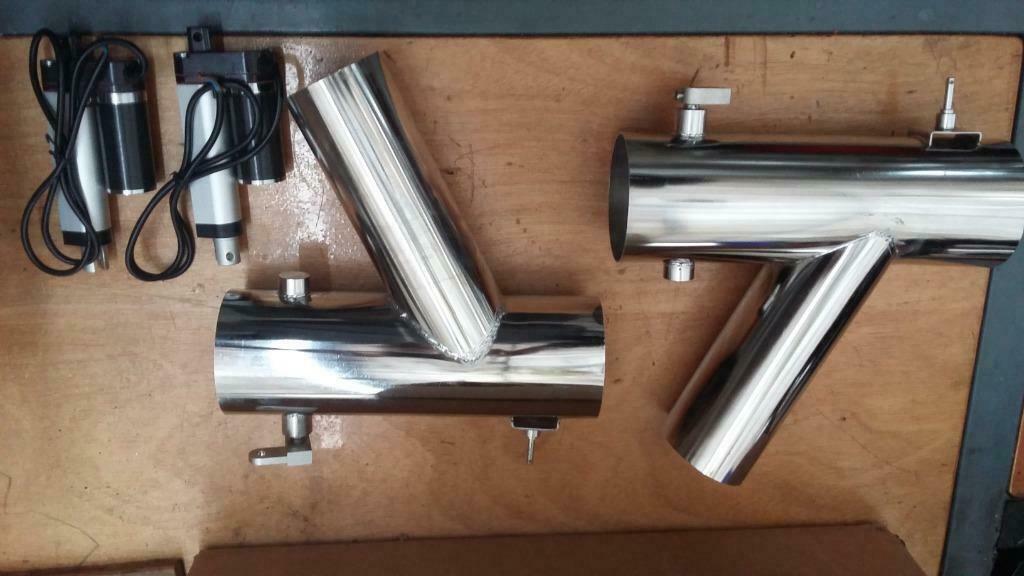 Aanbieding set schakelbare uitlaten mercruiser, Watersport en Boten, Bootonderdelen, Ophalen of Verzenden, Nieuw, Motor en Techniek