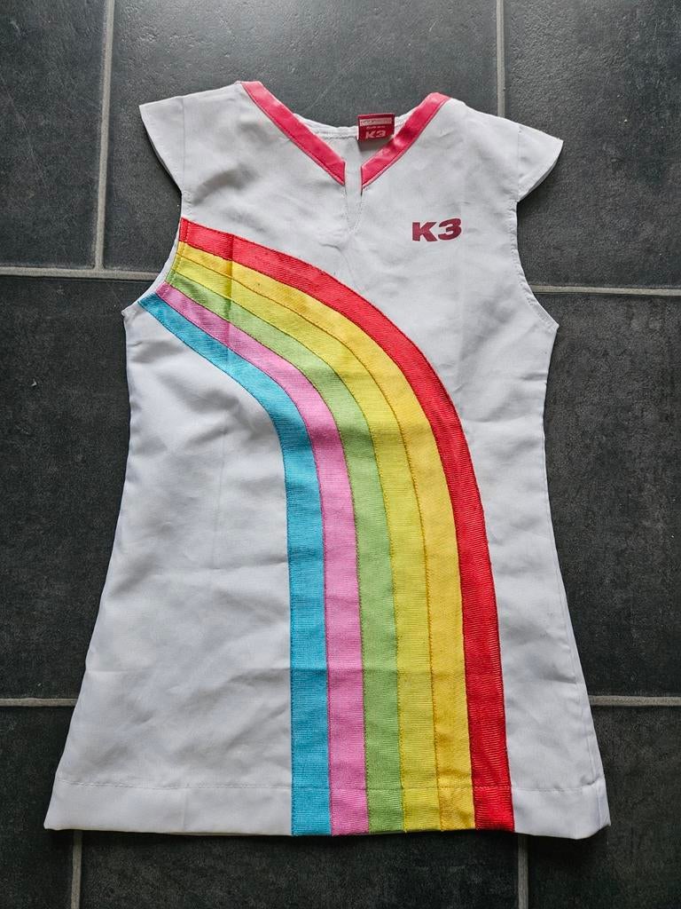 Regenboogjurk k3 3-6 jaar maat 116, Ophalen of Verzenden, Gebruikt, 110 t/m 116, Meisje