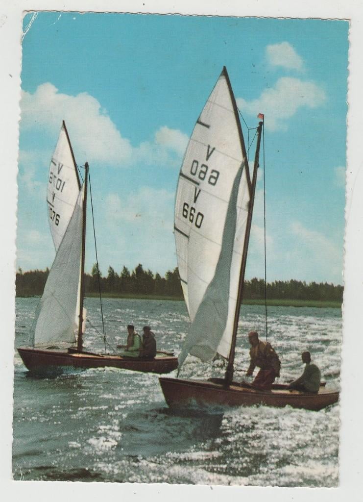 Zeilen in Loosdrecht Vrijheid 660 en1076, Ophalen of Verzenden, 1980 tot heden, Gelopen, Noord-Holland