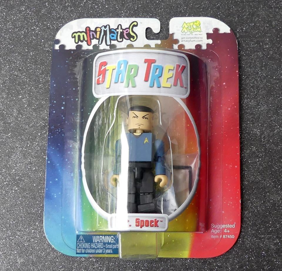 Star Trek minimates Mr. Spock figuurtje series 1 NIEUW!, Ophalen of Verzenden, Nieuw, Tv, Actiefiguur of Pop