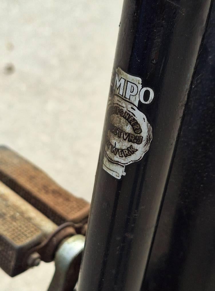 0ldtimer transportfiets, bakkersfiets, reclamefiets van Empo, Fietsen en Brommers, Fietsen | Oldtimers, Ophalen, Terugtraprem