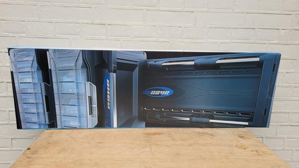 BluCave systeemrail voor 4 koffers, Doe-het-zelf en Verbouw, Gereedschapskisten, Ophalen